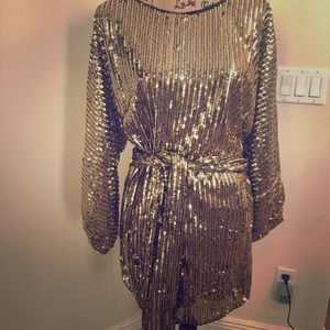 Where the Party at Sequin Dress